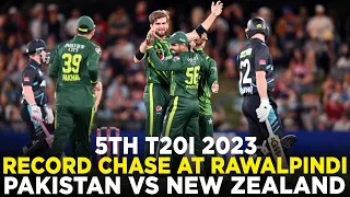 High Scoring Game | Record Chase at Rawalpindi | Pakistan vs New Zealand | T20I | M2B2A