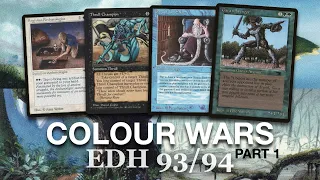 EDH 93/94 Colour Wars Part 1, Blue vs White vs Green vs Black | OS MTG Commander | 532