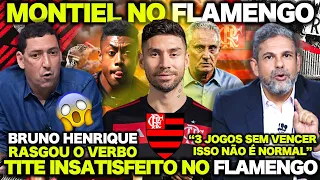 😱 A VERDADE sobre MONTIEL no FLAMENGO ! BRUNO HENRIQUE PERDEU a PACIÊNCIA ! TITE INSATISFEITO ! E+🔥