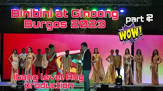 Binibini at Ginoong Burgos 2023:swim wear,evening wear competition,coronation