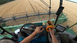 POV Harvest/Mlatenie z pohľadu obsluhy John Deere T660 🌾