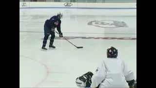 Ice Hockey Wrist-Shot Technique