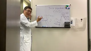 Clivus lesion causing 6th nerve palsy