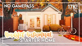 No Gamepass 17k Budget Starter Autumnal Home Speedbuild and Tour - iTapixca Builds