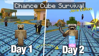 Can you Survive 100 Days on a Flat World made of Nothing but... Chance Cubes