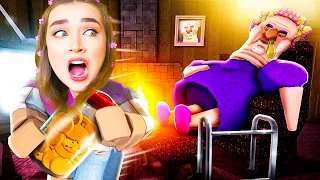 ЗЛАЯ БАБКА ОХОТИТСЯ на МЕНЯ! 😱 Roblox GRUMPY GRAN