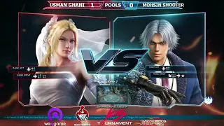 KS Tournament Mohsin Shooter [Lee] VS Usman Ghani [Nina] (Hype) Tekken 7 Pakistan