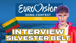 #Eurovision2024: Interviewing Silvester Belt [Lithuania's Rep]