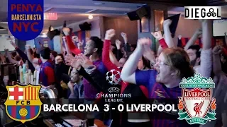 Barcelona fans reaction New York | Barça 3 Liverpool 0 | DIEGOLTV