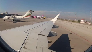 Bulgaria Air Embraer 190 LZ-BUR landing in Sofia inbound from Berlin-Tegel