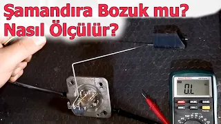 Depo Şamandırası Bozuk mu? Nasıl, Ne ile Ölçülür? Benzin Mazot Yakıt Seviyesi Hatalı? Honda CBF 150