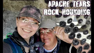 Rock Hounding Apache Tears - AZ