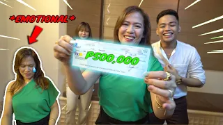 Giving My MOM 100K Every 10 MINUTES!! (Napaiyak talaga)