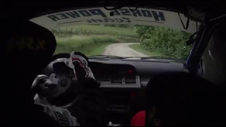 Cameracar Rally di Alba 2016 Violante-Barale Clio W N3 - PS2 3°tempo di classe