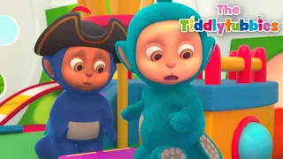 UH OH! Tiddlytubbies Walk The Plank! Teletubbies Pirates | Tiddlytubbies Compilation