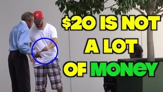 The Most Grateful Homeless Man Ever! Will Make You Cry | OmarGoshTV