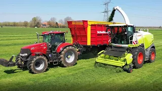 Gras seizoen 2021 Hakselen met de nieuwe Claas Jaguar 950  Sandee.