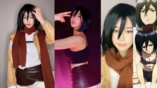 BEST COSPLAY MIKASA ACKERMAN ATTACK ON TITAN #HOT