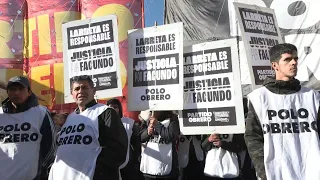 Manifestaciones en Argentina por la muerte de Facundo Morales, exmiembro de las FARC