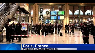 6 Wounded In Paris Train Station Stabbing Attack, Suspect Shot By Police