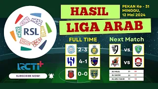 Hasil Liga Arab Tadi Malam ~ AL NASSR DAN AL HILAL MERAIH KEMENANGAN ~ SPL 2024 Pekan Ke 31