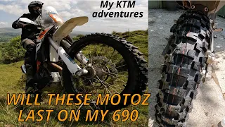 I FIT NEW MOTOZ ADVENTURE TYRE| enduro i.t | WILL THEY LAST !!! + SERVICE ON MY KTM 690 ENDURO R