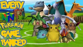 Ranking EVERY N64 Pokemon Game From WORST TO BEST (Top 5 Games)