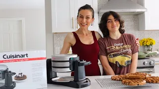 Lousin’s Secret Recipe | Banana Waffles | Reviewing Cusinart Double Waffle Maker | Heghineh