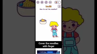 Tricky Brains level 52 How to eat the noodles answer
