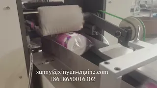Высокоскоростная небольшая машина для упаковки туалетной бумаги в один рулон