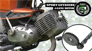 Sportgetriebe für Puch 4-Gang Mopeds! Langer 1. Gang