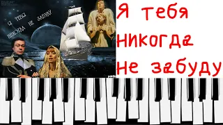 "Я тебя никогда не забуду". Юнона и Авось на фортепиано.