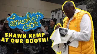 SHAWN KEMP AT OUR BOOTH! | SNEAKER CON SEATTLE