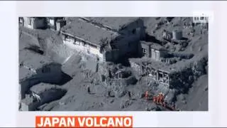 mitv - Japanese troops rescue people stranded after Mt Ontake eruption
