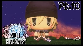 World of Final Fantasy Playthrough Part 10 - Windswept Mire, Snow, Boss Golden Flan