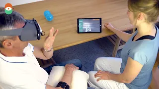 Post stroke hand therapy using mobile VR