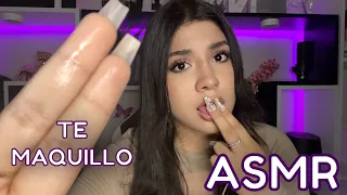 ASMR ESPAÑOL / TE MAQUILLO con LOS D3D0S + Sonidos MUY RELAJANTES E INTENSOS en tu CARITA