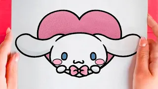 How to Draw CINNAMOROLL - SANRIO - Hello Kitty and Friends