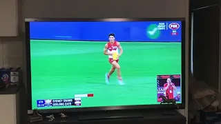 2020 AFL Round 18 Sydney V Geelong Last 19 Seconds