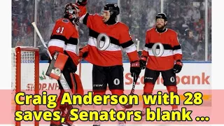 Craig Anderson with 28 saves, Senators blank Canadiens 3-0 in NHL 100 Classic