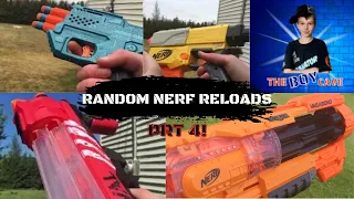 First person Nerf random reloads part 4!