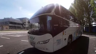 NEOPLAN CITYLINER 2017 test drive / POV bus driving