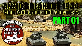 Breakout at Anzio - 15mm Battlegroup Game - 80th Anniversary - P1