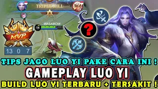 CARA MAIN LUO YI MUDAH❗TUTORIAL COMBO SKILL LUO YI❗BUILD EMBLEM DAN ITEM LUO YI❗GAMEPLAY LUO YI-MLBB