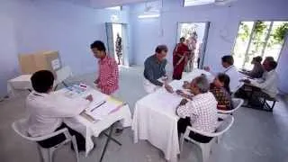 SETTING UP EVM IN POLLING STATION