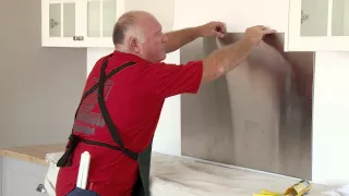 How To Install A Stainless Steel Splashback - DIY At Bunnings