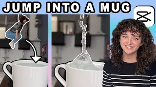 How to Jump Into a Mug | CapCut Tutorial