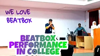 Beatboxing Performance in College Fest😱🔥 | Beatbox Raghav | #beatboxing #collegefest #spark2k22