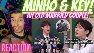 MINHO and KEY being an Old Married COUPLE for 10 minutes | REACTION
