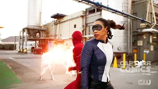 Super Speedsters Team Flash & Speedster Iris vs Godspeeds Fight Scene [HD] | The Flash 7x18